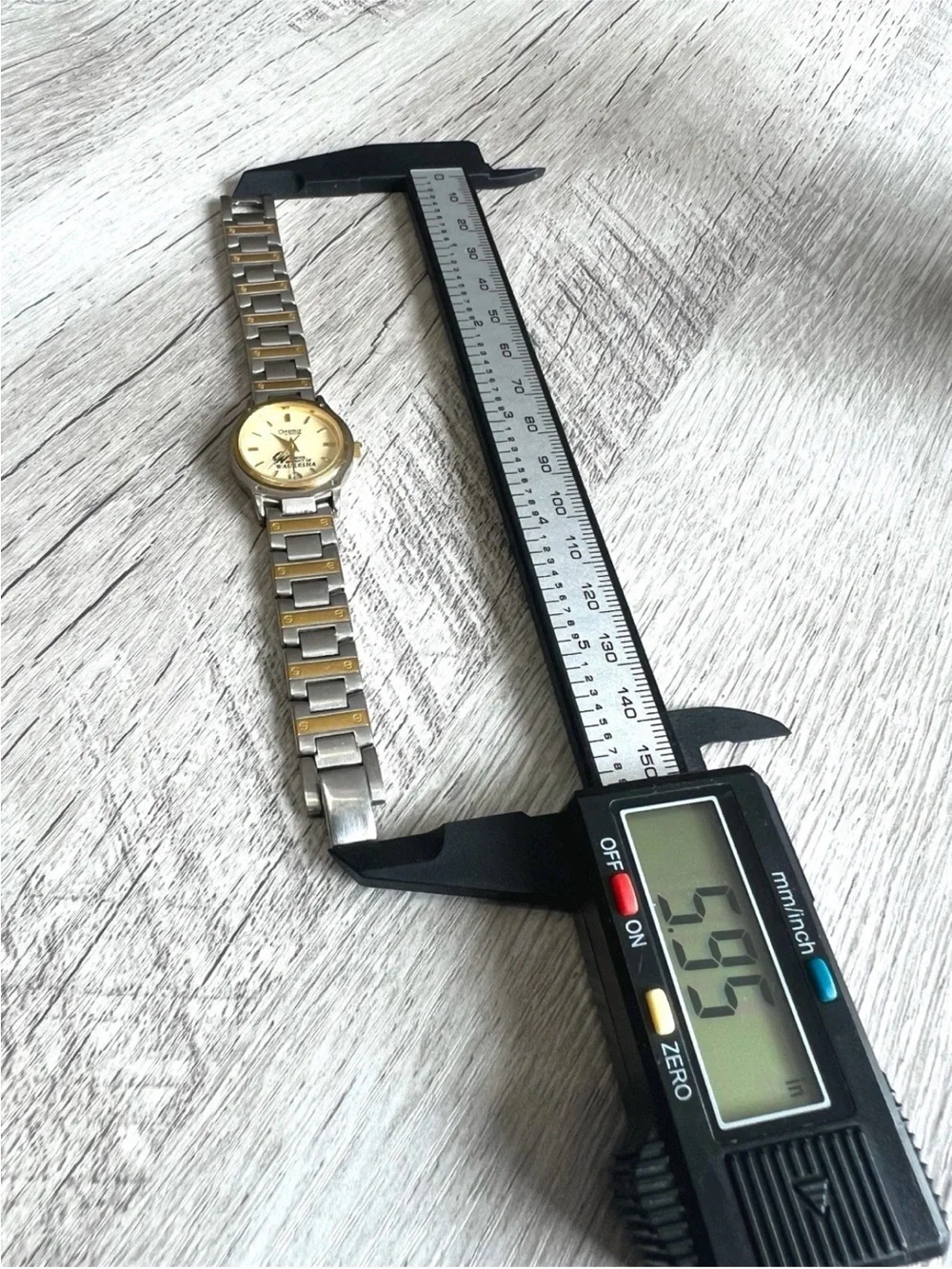 Caravelle by bulova Two-Tone Gold & Silver Watch — White Dial